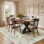 Bavni 8x10 Area Rugs for Living Room, Microfiber Machine Washable Non-Slip - Image 4