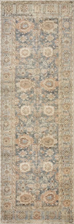 Loloi Margot Collection MAT-03 Ocean/Spice 2'-0" x 5'-0" Accent Rug feat. - Image 6