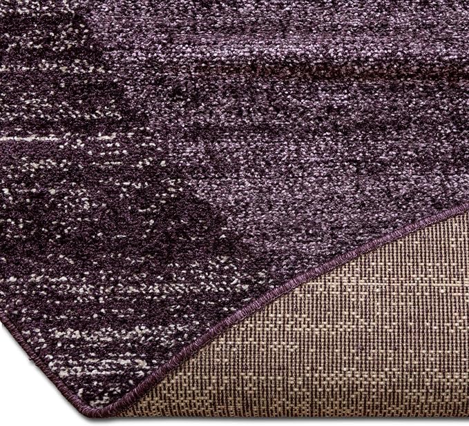 Rugs.com Angelica Collection Rug – 8 Ft Round Violet Medium Rug Perfect - Image 9