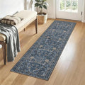 Washable Runner Rug 2x6: Vintage Boho Floral Carpet Runners by Ruicharm