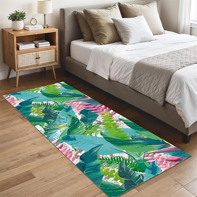 Tropical Rug Runner 2.6x10ft - Image 4
