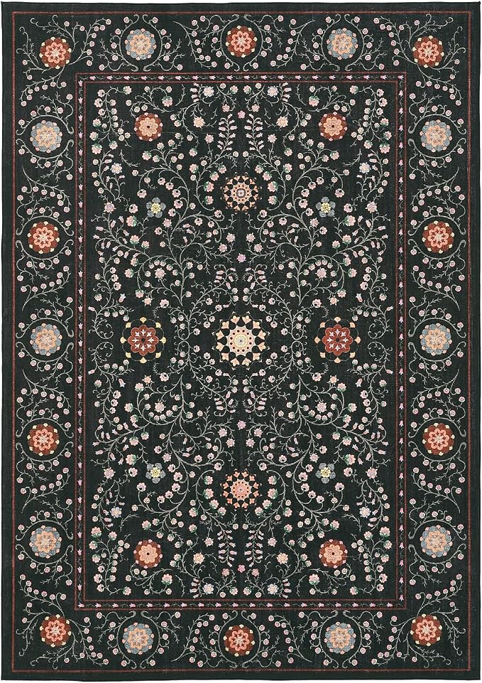 GarveeHome Boho 8x10 Area Rugs for Living Room, Floral Vintage Rugs for Bedroom - Image 4