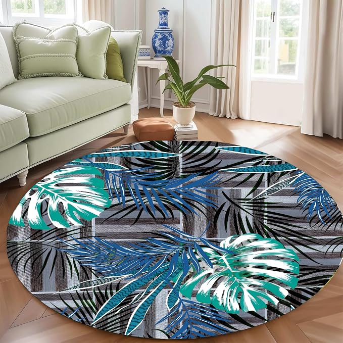 Round Area Rug 3.3ft - Image 2