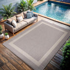 CAMILSON Outdoor Rug 9x12, Large Modern Outside Rugs - Image 9