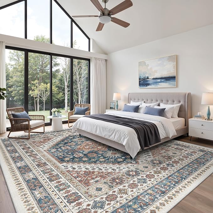 zesthome 10x14 Area Rugs, Stain Resistant Washable Rug, Ultra-Thin Rugs - Image 9