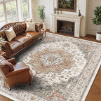 8x10 Area Rugs for Living Room Ultra-Soft Washable Rug Vintage Distressed Boho by NakedCloud