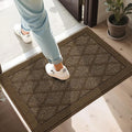 COSY HOMEER Non-Slip Door Mat 24"x36", Entryway Rugs Low Profile Absorbent Dirt by COSYHOMEER