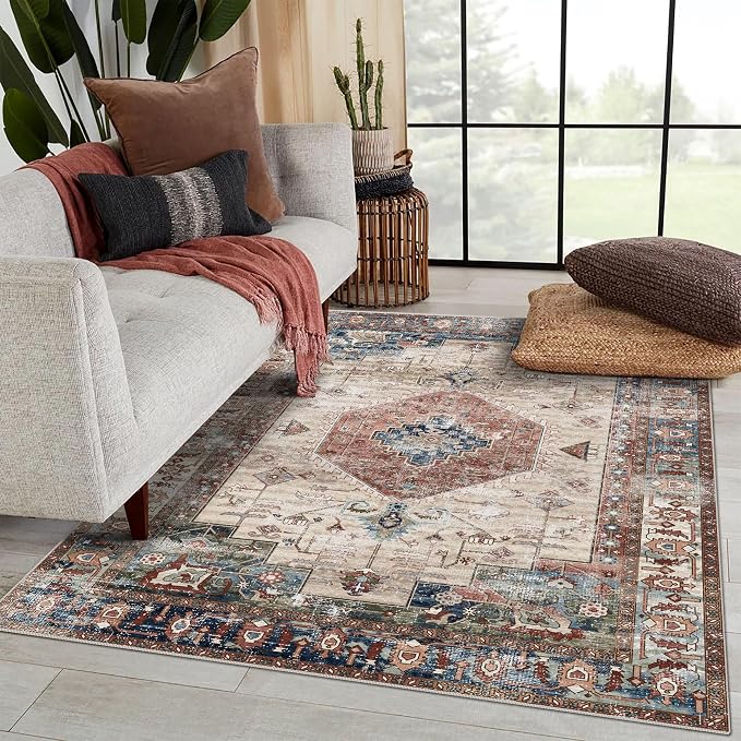 vivorug 6x9 Area Rug, Ultra-Soft Washable Rug - Image 2