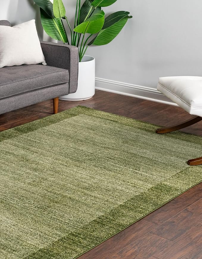 Rugs.com Angelica Collection Rug – 7' x 10' Light Green Medium Rug Perfect - Image 4