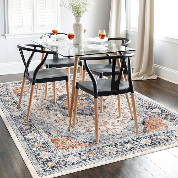 vivorug 8x10 Area Rugs for Living Room, Non-Slip Backing Washable Rug 8x10 - Image 9