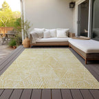 Addison Rugs Chantille ACN591 Wheat 5' x 7'6" Indoor Outdoor Area Rug, Easy - Image 7