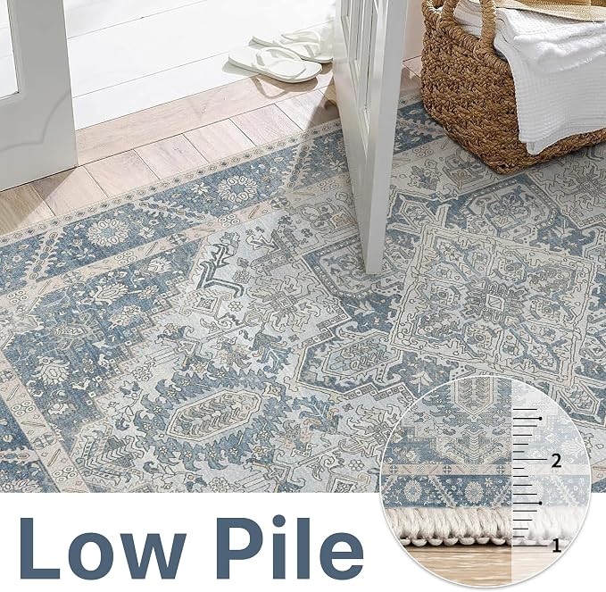 8x10 Area Rug Machine Washable Boho Rug - Image 3