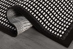 Beverly Rug Micro Loop Area Rug Black/White 6x9 Geometric Modern Luxury Zebra - Image 4