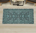 Ambesonne Folk Art Decorative Rug, Bohemian Eastern Culture Ornament in Summer by Ambesonne