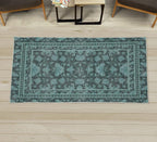 Ambesonne Folk Art Decorative Rug, Bohemian Eastern Culture Ornament in Summer by Ambesonne