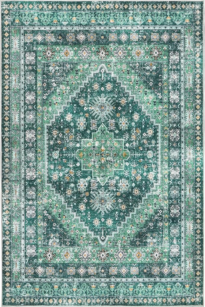 zesthome 8x10 Area Rugs for Living Room, Non-Slip Backing Washable Rugs - Image 2