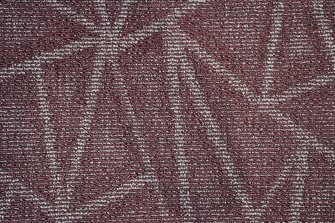Furnish my Place Geometrical Pattern Indoor/Outdoor Refine Burgundy Abstract - Image 7