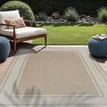 Beverly Rug Outdoor Rug 8x10 Modern Bordered Area Rugs by BeverlyRug