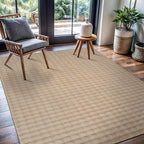 CAMILSON Modern Beige Non Slip Rug 3x5 Ultra Soft High Pile Area Rugs Non Skid - Image 9