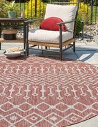 Unique Loom Outdoor Trellis Collection Area Rug - Image 4