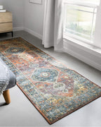 Loloi II Skye Collection SKY-07 Terracotta/Sky 2'-3" x 3'-9" Accent Rug - Image 4