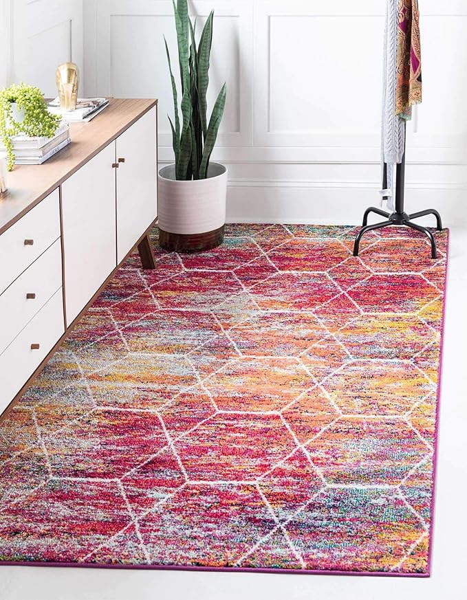 Unique Loom Trellis Frieze Collection Area Rug by UniqueLoom