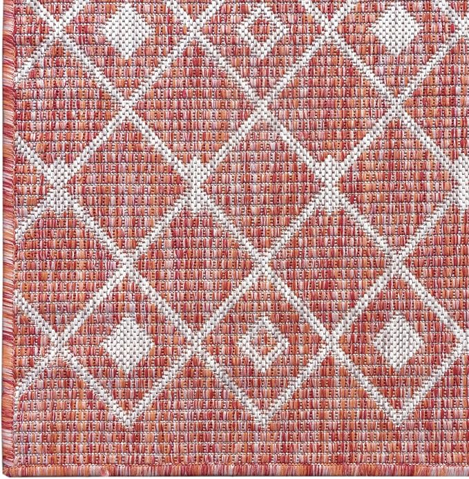 Unique Loom Outdoor Trellis Collection Area Rug - Image 6