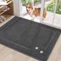 BEQHAUSE Dog Door Mat for Muddy Paws 32"x48" Dirt Trapper Absorbent Doormat Non by BEQHAUSE