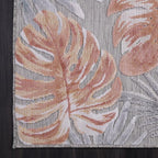 CAMILSON Indoor Outdoor Rug, Mult 10’x14’ Leaf Tropical Botanical Area Rugs - Image 5