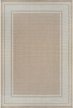 Beverly Rug Outdoor Rug 6x9 Modern Bordered Area Rugs - Image 3