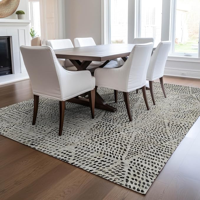 Addison Rugs Chantille ACN591 Gray 8' x 10' Indoor Outdoor Area Rug, Easy Clean - Image 2
