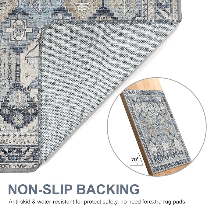 Bavni Washable Rug 8x10 Area Rug - Image 7