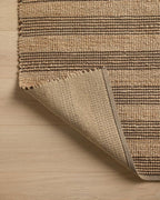Loloi Chris Loves Julia Judy Collection JUD-06 Natural/Chocolate 2'-6" x 7'-6" - Image 6
