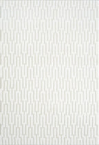 Abani Cream Area Rug for Living Room, Bedroom -Geometric Pattern - Image 2