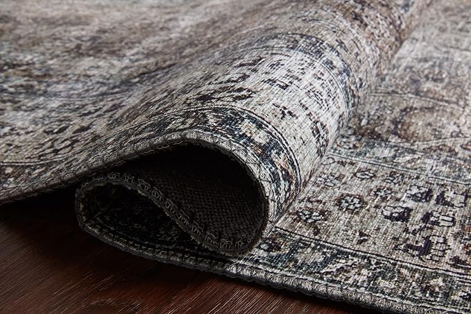 Loloi Layla Collection LAY-06 Taupe/Stone 2'-6" x 9'-6" .13" Thick Runner Rug - Image 8