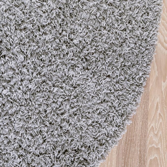 Unique Loom Solid Shag Collection Area Rug - Image 9