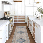 Washable Area Rug. Modern Farmhouse. Vintage. Turkish. Bohemian. Distressed. - Image 2