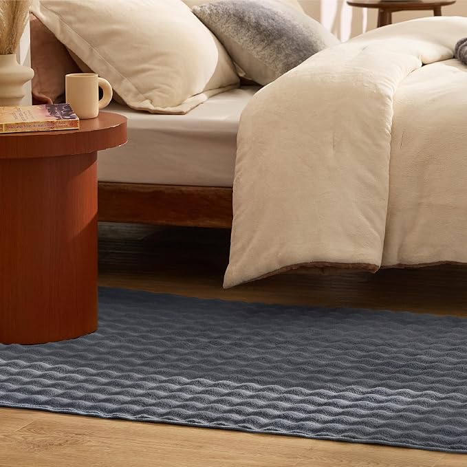 Bedsure 3x5 Fluffy Area Rugs for Living Room, Machine Washable Rugs, Non-Slip - Image 3