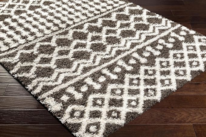 Livabliss Hapsburg Moroccan Shag Runner Area Rug, Dark Brown - Image 6