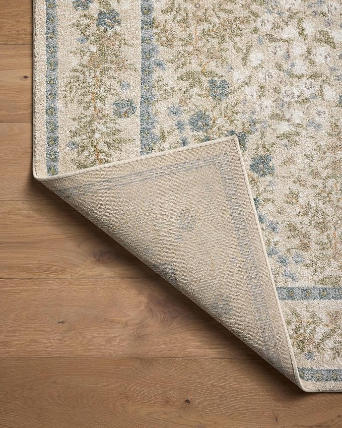 Loloi Rifle Paper Co. Laurel Collection LAU-03 Ivory/Multi 2'-8" x 10' Runner - Image 6