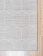 Rugs.com Lattice Trellis Collection Rug – 10 Ft Runner Gray Low-Pile Rug Perfect - Image 10
