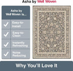 Well Woven Asha Rome Charcoal Brown 9'10" x 13' Area Rug - Image 7
