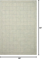 Loloi Chris Loves Julia Francis Collection FRA-03 Silver/Sky 5'-0" x 7'-6" Area - Image 2