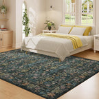 DUKINO 6x9 Rugs for Living Room, Vintage Washable Rug - Image 2