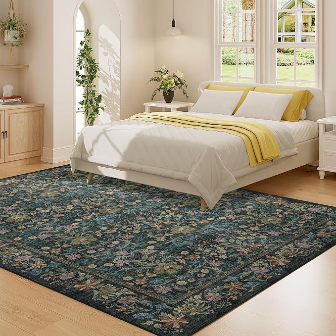 DUKINO 6x9 Rugs for Living Room, Vintage Washable Rug - Image 2