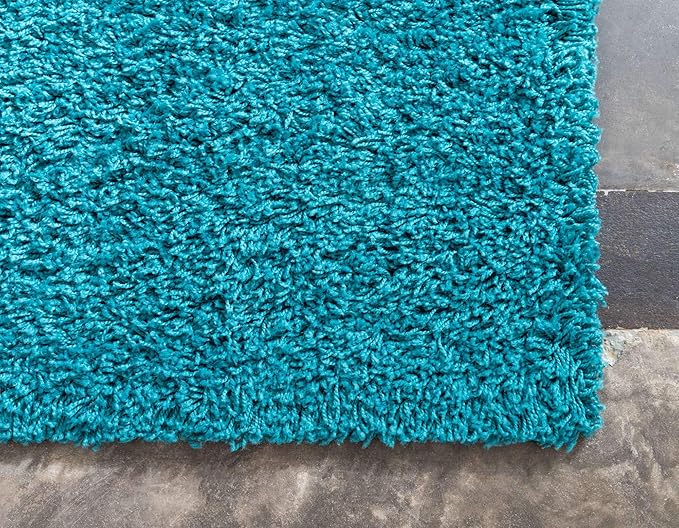 Unique Loom Solid Shag Collection Area Rug - Image 8