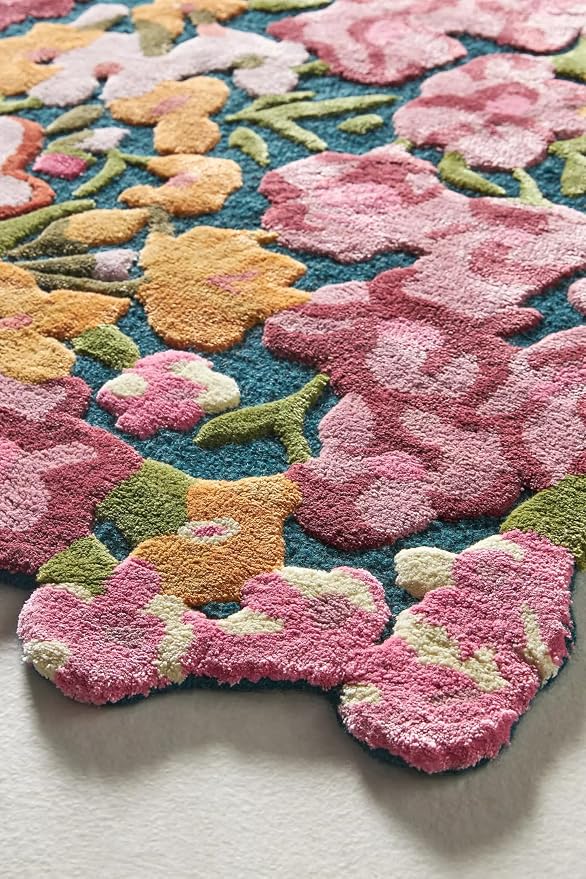 Cassia Wool Viscose Area Rug – 9’ x 12' – Handmade Wool Area Rugs –Multi – Rugs - Image 2