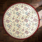 jinchan Elora 8ft Floral Round Rug - Image 9