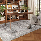 Rugcomf Vintage Medallion 3'x5' Washable Rug - Image 4