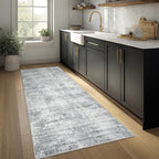 Modern Abstract Neutral 3x8 Runner Rug - Image 7